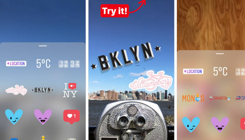 Instagram continúa copiando a Snapchat: Los Geostickers